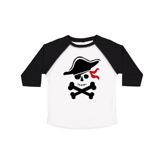 Inktastic Pirate Skull and Cross Bones Boys or Girls Toddler T-Shirt