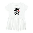 thumbnail image 1 of Inktastic Pirate Skull and Cross Bones Girls Baby Dress, 1 of 5