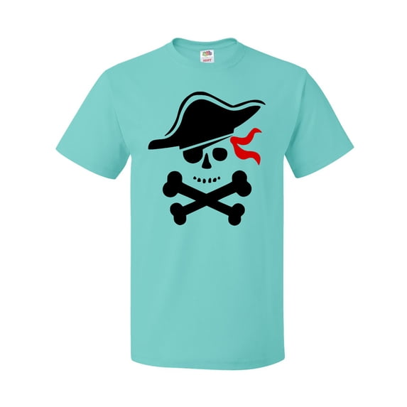 Inktastic Pirate Skull and Cross Bones T-Shirt