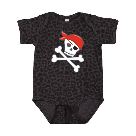Inktastic Pirate Skull and Crossbones Boys or Girls Baby Bodysuit