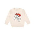 thumbnail image 1 of Inktastic Pirate Skull and Crossbones Toddler Sweatshirt, 1 of 4