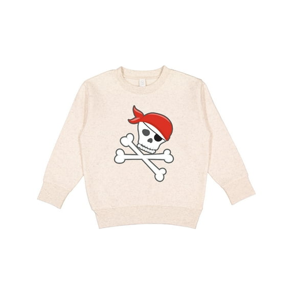 Inktastic Pirate Skull and Crossbones Toddler Sweatshirt