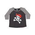 thumbnail image 1 of Inktastic Pirate Skull and Crossbones Women's Plus Size T-Shirt, 1 of 5
