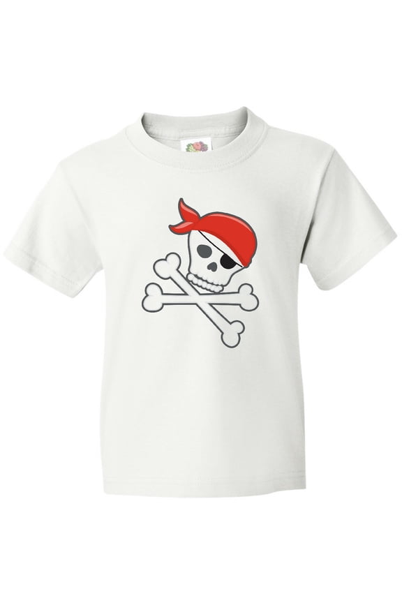 Pirate Skull and Crossbones Youth T-Shirt