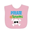 thumbnail image 1 of Inktastic Pirate in Training Boys Baby Bib, 1 of 4