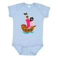 thumbnail image 1 of Inktastic Pirate ship Girls Baby Bodysuit, 1 of 5