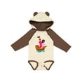 thumbnail image 1 of Inktastic Pirate ship Girls Long Sleeve Baby Bodysuit, 1 of 5