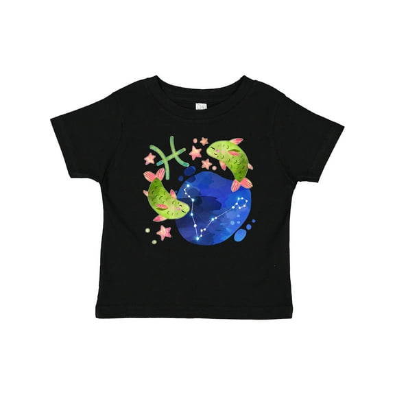Inktastic Pisces Constellation Zodiac Sign Illustration Boys or Girls Baby T-Shirt