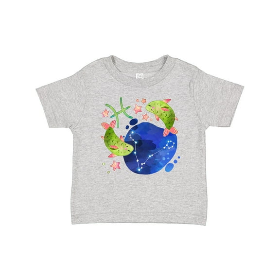 Inktastic Pisces Constellation Zodiac Sign Illustration Boys or Girls Baby T-Shirt