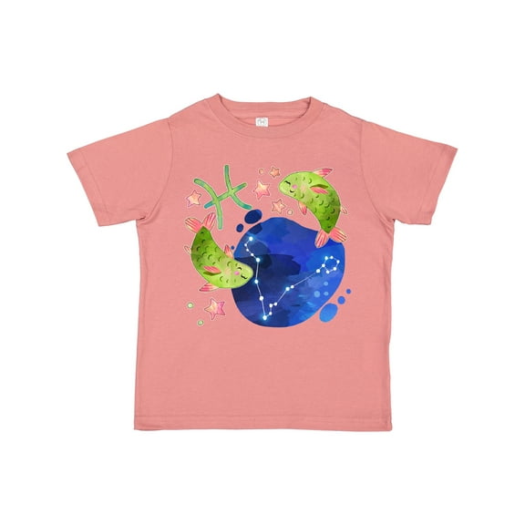 Inktastic Pisces Constellation Zodiac Sign Illustration Boys or Girls Toddler T-Shirt