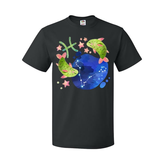 Inktastic Pisces Constellation Zodiac Sign Illustration T-Shirt