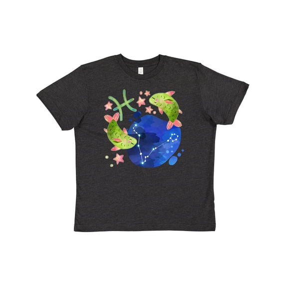 Inktastic Pisces Constellation Zodiac Sign Illustration Youth T-Shirt