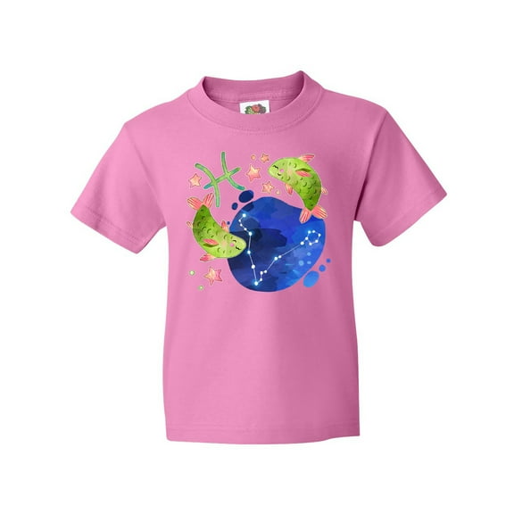 Inktastic Pisces Constellation Zodiac Sign Illustration Youth T-Shirt