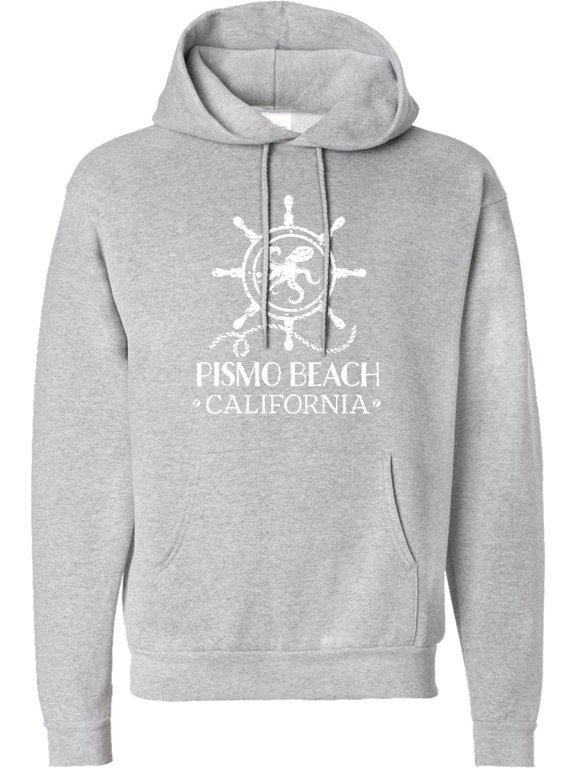 Pismo Beach California Nautical Adult Hoodie Sweatshirt
