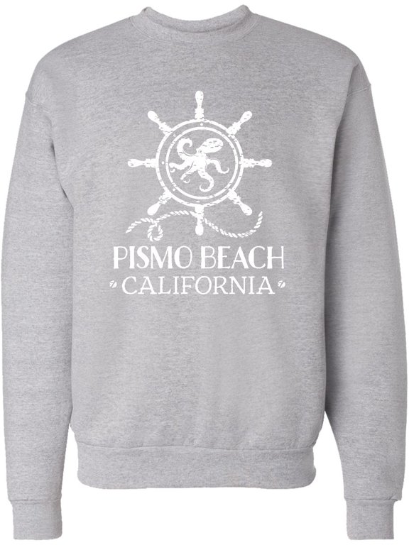 Pismo Beach California Nautical Adult Sweatshirt