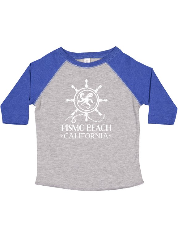 Pismo Beach California Nautical Boys or Girls Toddler T-Shirt