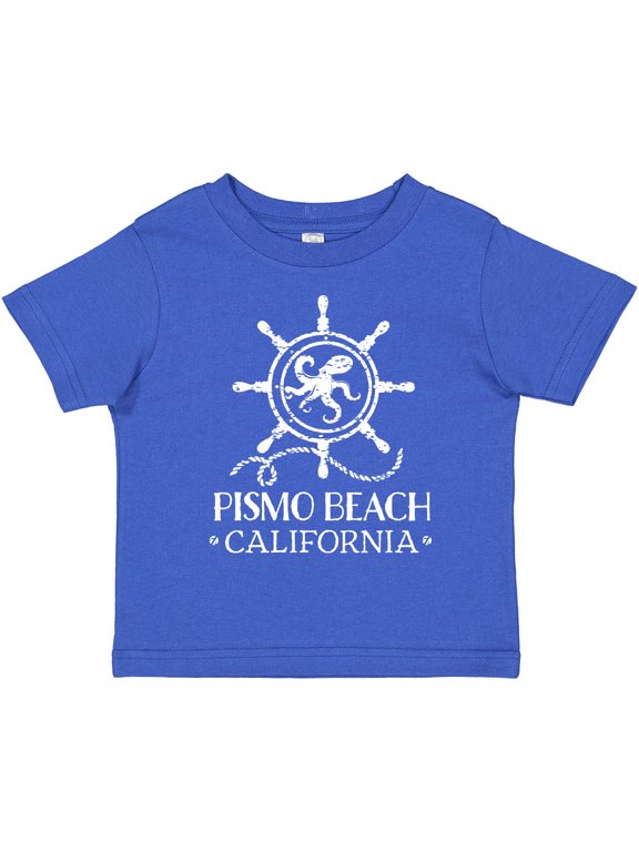 Pismo Beach California Nautical Boys or Girls Toddler T-Shirt