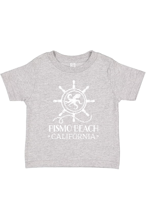 Pismo Beach California Nautical Boys or Girls Toddler T-Shirt