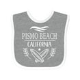 thumbnail image 1 of Inktastic Pismo Beach California Trip Surfing Boys or Girls Baby Bib, 1 of 4