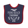 thumbnail image 1 of Inktastic Pismo Beach California Trip Surfing Boys or Girls Baby Bib, 1 of 4