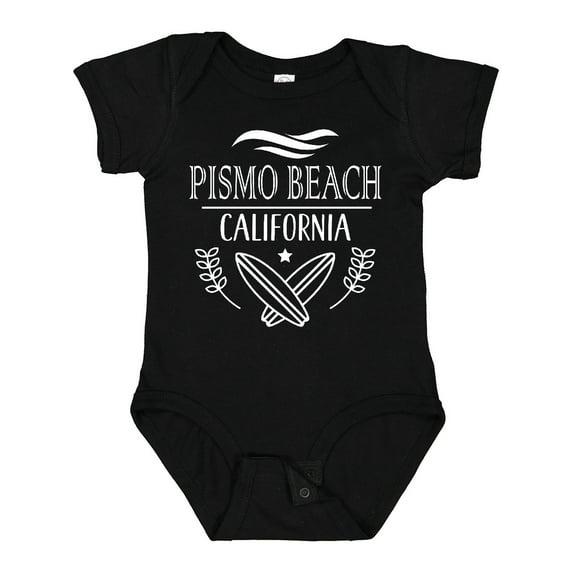 Inktastic Pismo Beach California Trip Surfing Boys or Girls Baby Bodysuit
