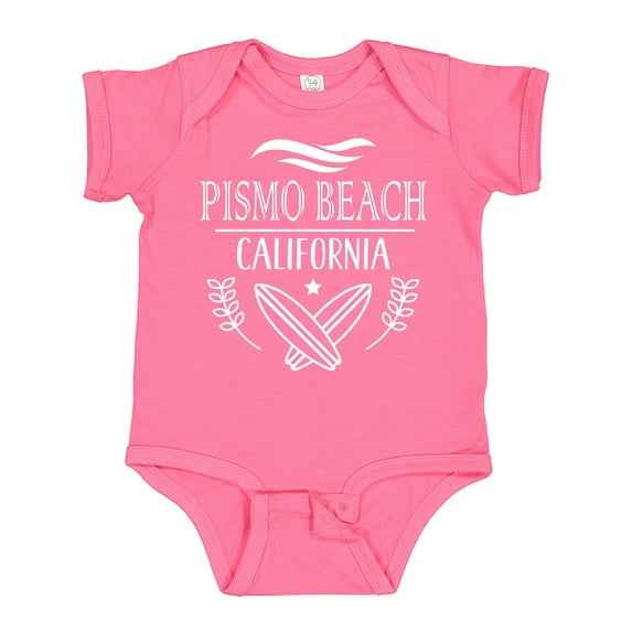 Inktastic Pismo Beach California Trip Surfing Boys or Girls Baby Bodysuit