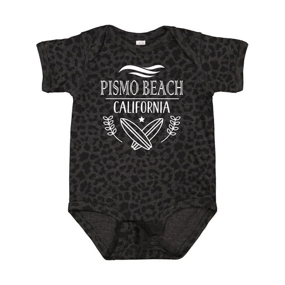 Inktastic Pismo Beach California Trip Surfing Boys or Girls Baby Bodysuit