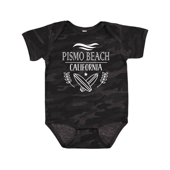 Inktastic Pismo Beach California Trip Surfing Boys or Girls Baby Bodysuit