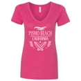 thumbnail image 1 of Inktastic Pismo Beach California Trip Surfing Women's V-Neck T-Shirt, 1 of 5