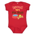 thumbnail image 1 of Inktastic Pit Bull Loved by a (dog Breed) Boys or Girls Baby Bodysuit, 1 of 5