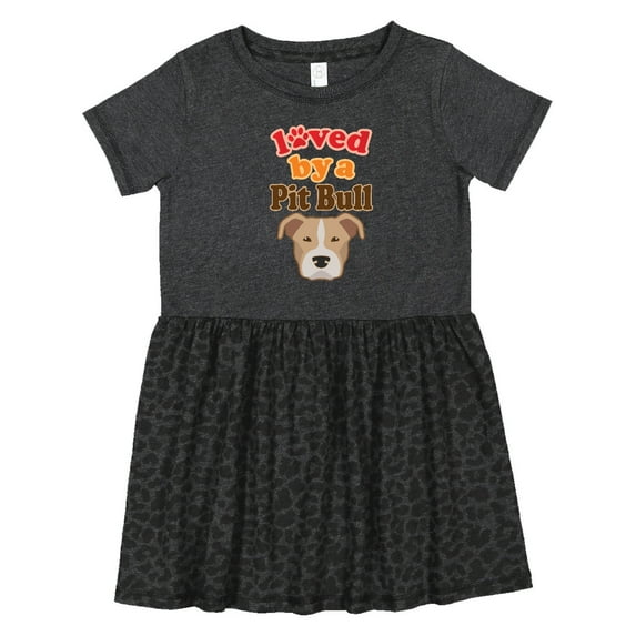 Inktastic Pit Bull Terrier Dog Lover Girls Toddler Dress