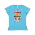 thumbnail image 1 of Inktastic Pit Bull Terrier Dog Lover Women's V-Neck T-Shirt, 1 of 5