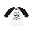 thumbnail image 1 of Inktastic Pitbull Sketch Portrait with Sunglasses Boys or Girls Toddler T-Shirt, 1 of 5