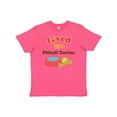 thumbnail image 1 of Inktastic Pitbull Terrier Loved By A (Dog Breed) Youth T-Shirt, 1 of 5