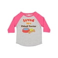 thumbnail image 1 of Inktastic Pitbull Terrier Loved by a (Dog Breed) Boys or Girls Toddler T-Shirt, 1 of 5