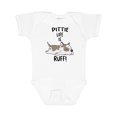 thumbnail image 1 of Inktastic Pittie Life is Ruff Spotted Pit Bull Boys or Girls Baby Bodysuit, 1 of 5