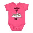 thumbnail image 1 of Inktastic Pittie Life is Ruff Spotted Pit Bull Boys or Girls Baby Bodysuit, 1 of 5