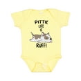 thumbnail image 1 of Inktastic Pittie Life is Ruff Spotted Pit Bull Boys or Girls Baby Bodysuit, 1 of 5
