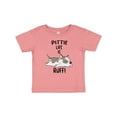 thumbnail image 1 of Inktastic Pittie Life is Ruff Spotted Pit Bull Boys or Girls Baby T-Shirt, 1 of 5
