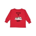 thumbnail image 1 of Inktastic Pittie Life is Ruff Spotted Pit Bull Boys or Girls Long Sleeve Toddler T-Shirt, 1 of 5