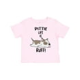 thumbnail image 1 of Inktastic Pittie Life is Ruff Spotted Pit Bull Boys or Girls Toddler T-Shirt, 1 of 5
