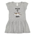thumbnail image 1 of Inktastic Pittie Life is Ruff Spotted Pit Bull Girls Toddler Dress, 1 of 5