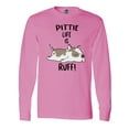 thumbnail image 1 of Inktastic Pittie Life is Ruff Spotted Pit Bull Long Sleeve T-Shirt, 1 of 5