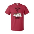 thumbnail image 1 of Inktastic Pittie Life is Ruff Spotted Pit Bull T-Shirt, 1 of 5