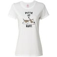 thumbnail image 1 of Inktastic Pittie Life is Ruff Spotted Pit Bull Women's T-Shirt, 1 of 5