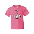 thumbnail image 1 of Inktastic Pittie Life is Ruff Spotted Pit Bull Youth T-Shirt, 1 of 5