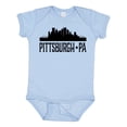 thumbnail image 1 of Inktastic Pittsburgh Pennsylvania City Skyline Boys or Girls Baby Bodysuit, 1 of 5