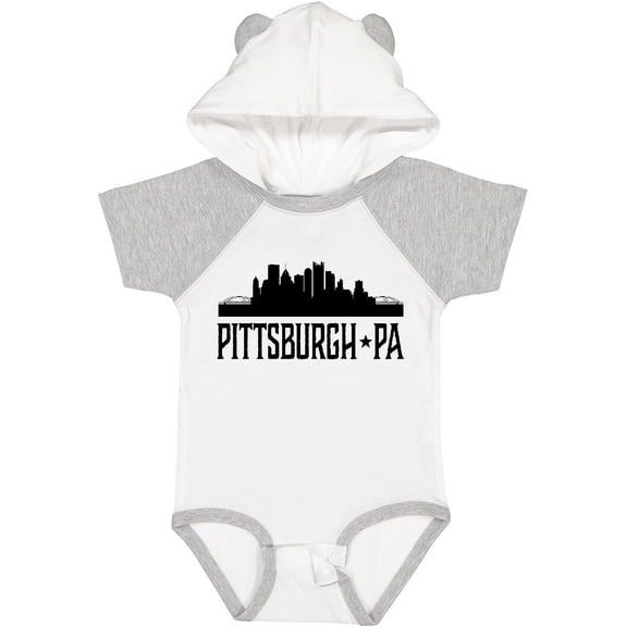 Inktastic Pittsburgh Pennsylvania City Skyline Boys or Girls Baby Bodysuit