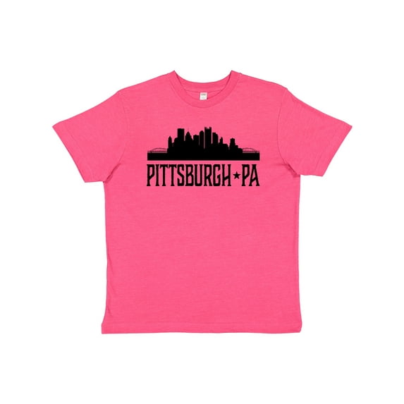 Inktastic Pittsburgh Pennsylvania City Skyline Youth T-Shirt