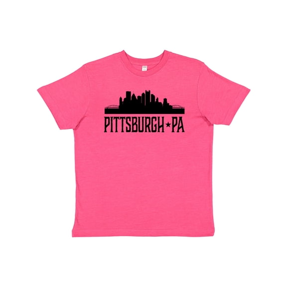 Inktastic Pittsburgh Pennsylvania City Skyline Youth T-Shirt